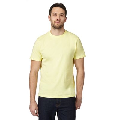 Maine New England Big and tall yellow crew neck t-shirt